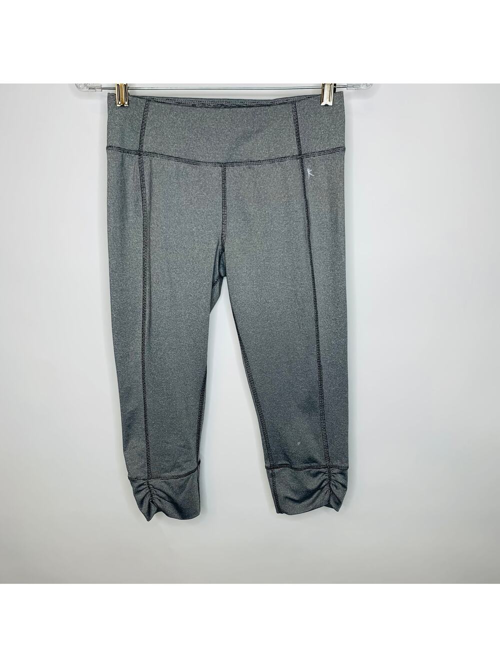 Gray Striped Cropped Leggings Graphic Golden Girls Sz Small